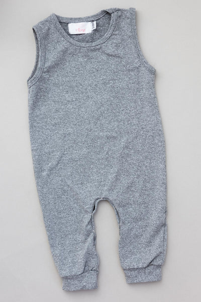 Mila & Rose:  Heather Gray Tank One-Piece Jogger