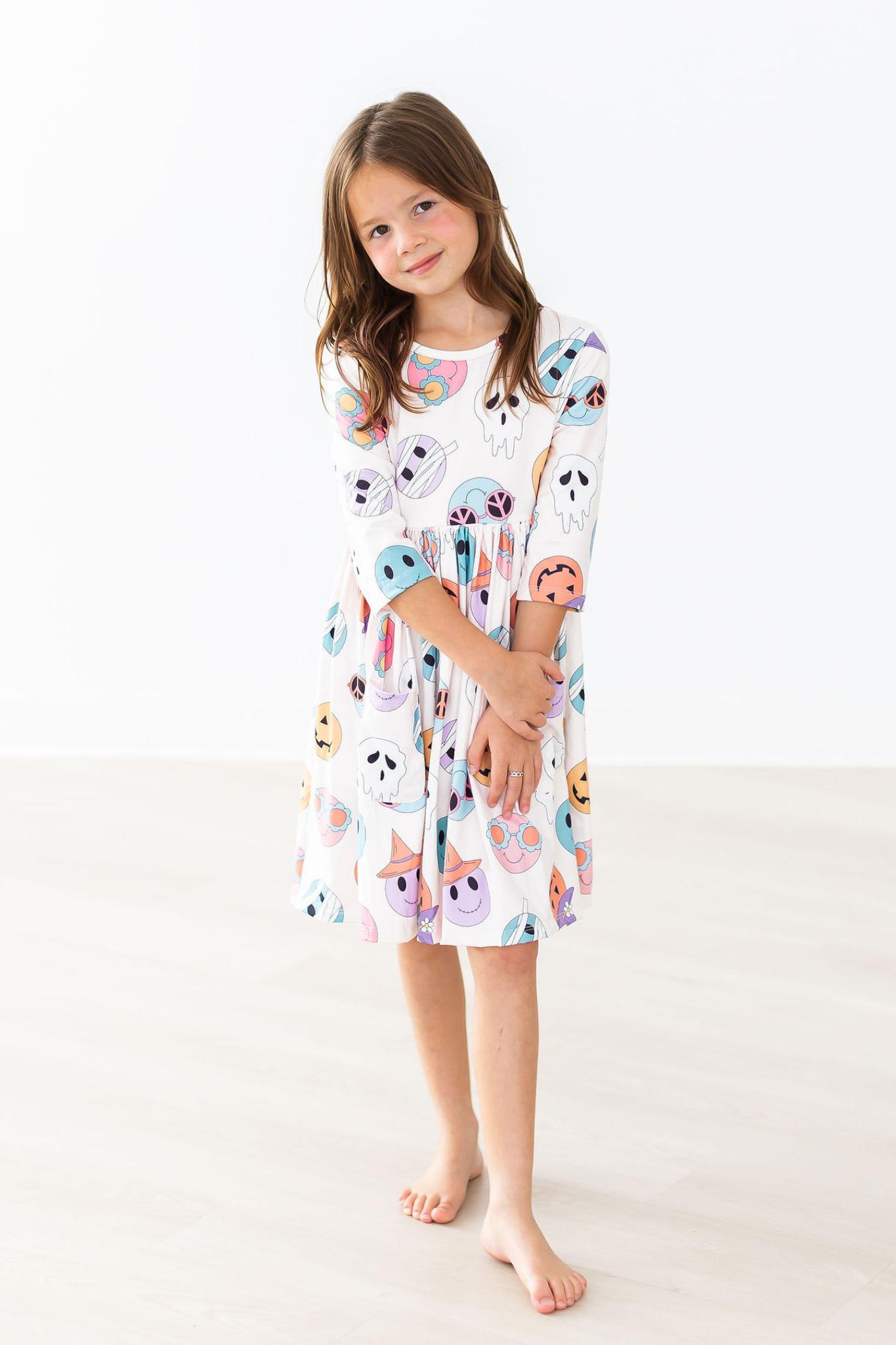 Mila & Rose:  Monster Mash Pocket Twirl Dress