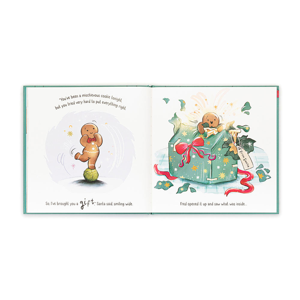 Jellycat Book: Gingerbread Fred Book