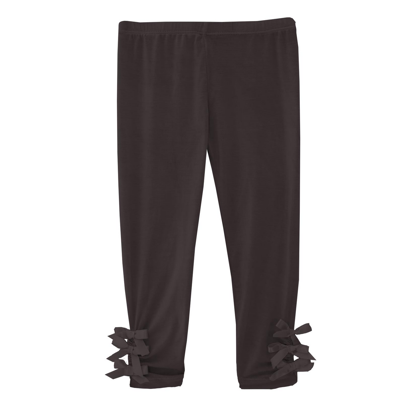 Kickee Pants Leggings with Bows: Solid Midnight