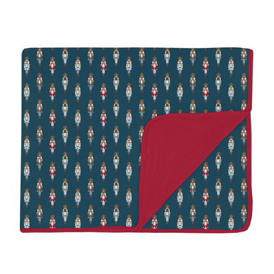 Kickee Pants Toddler Blanket: Peacock Nutcrackers