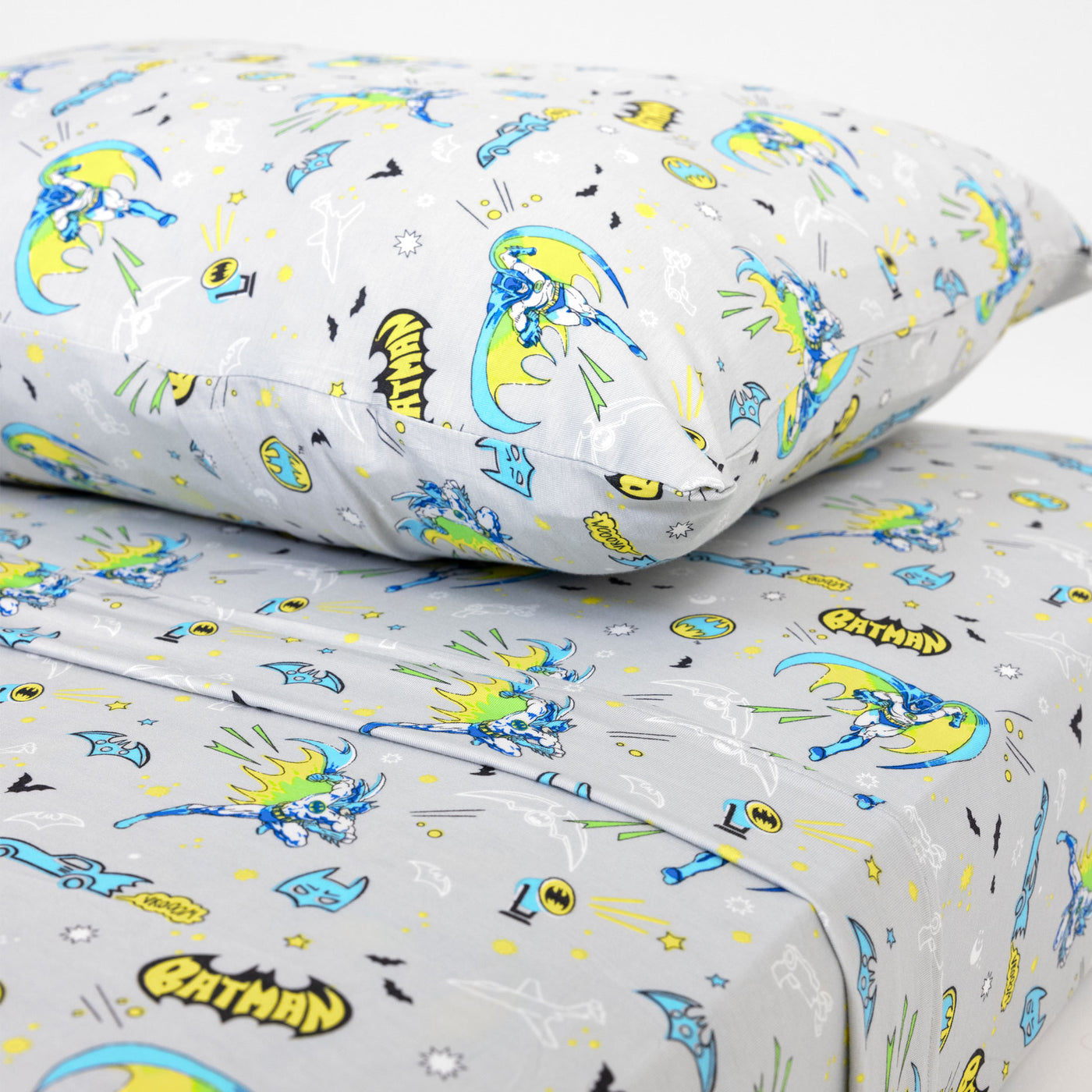 Bellabu Bear Batman Bamboo Bed Sheet Set Bellies to Babies Boutique