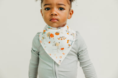 Copper Pearl Bandana Bib Set: Mickey Mouse's Boo Bash