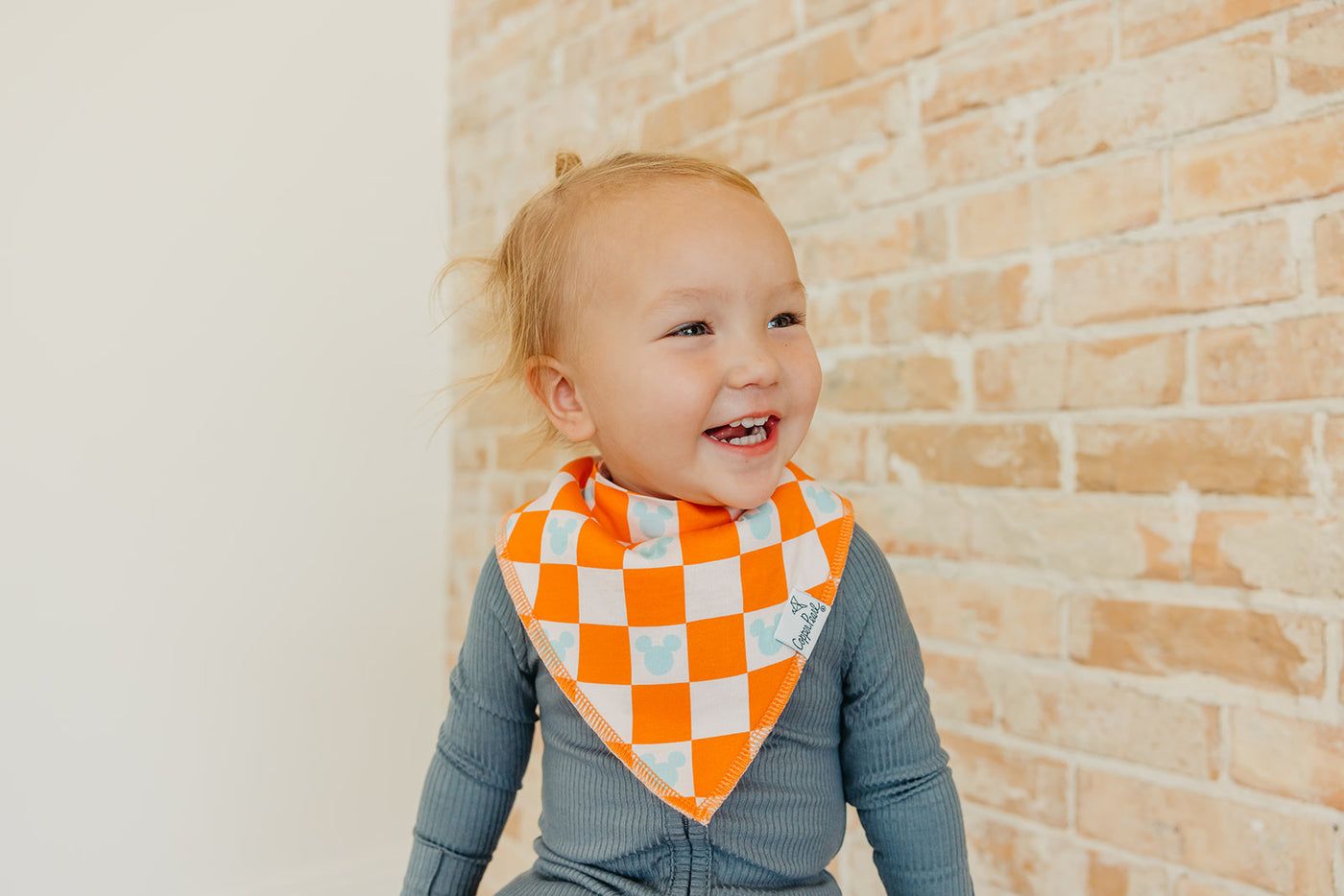 Copper Pearl Bandana Bib Set: Mickey Mouse's Boo Bash