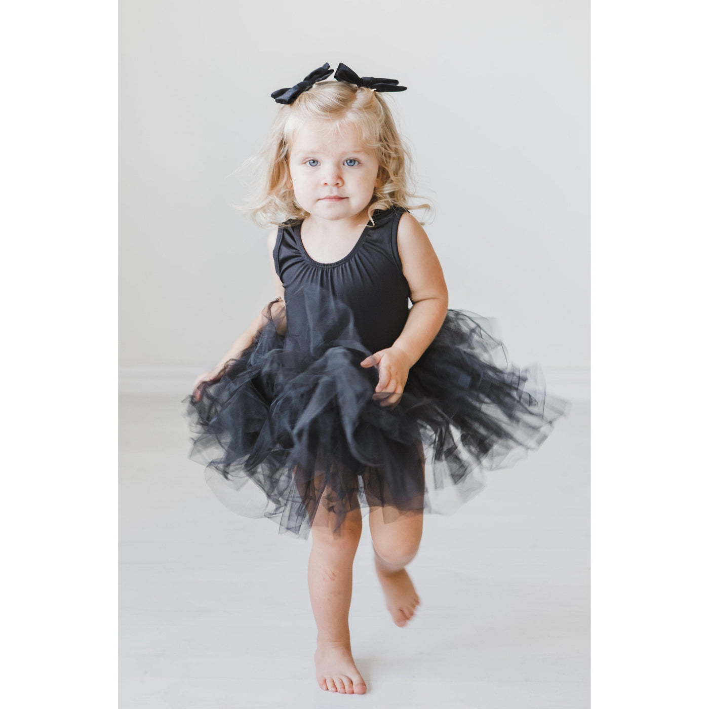 Mila & Rose:  Black Tank Tutu Leotard