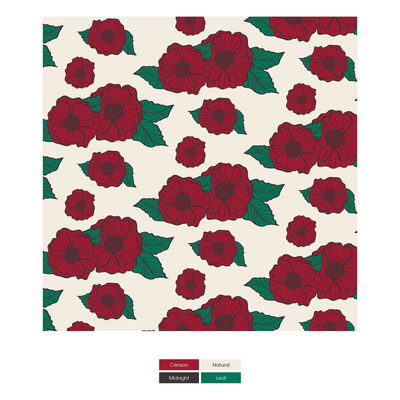 Kickee Pants Girl's Underwear: Holiday Poppies