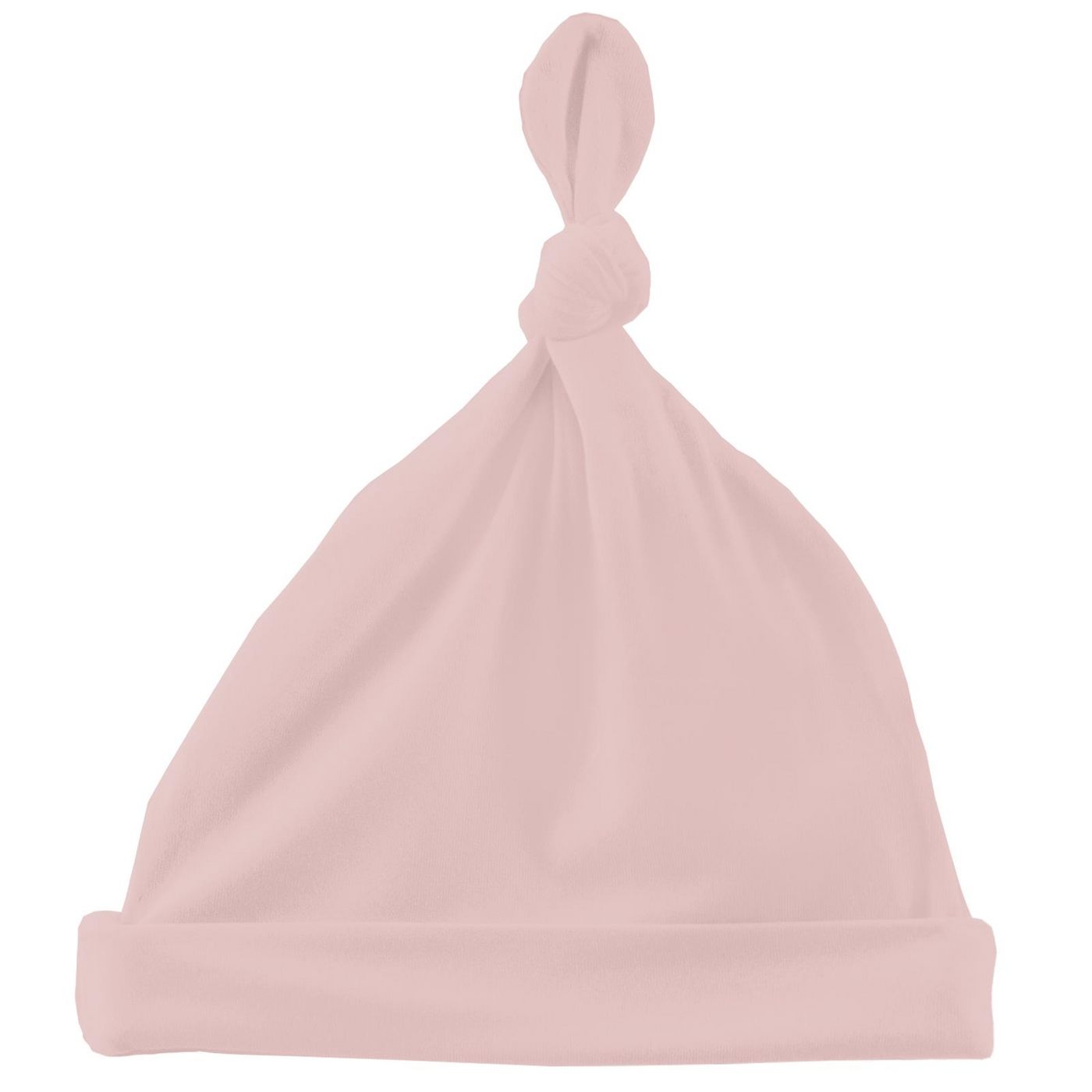 Kickee Pants Knot Hat: Solid Baby Rose