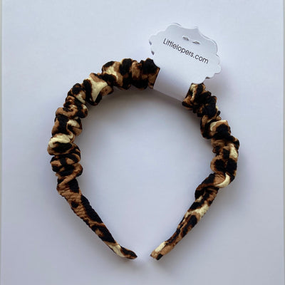 Little Lopers Ruched Headband: Fierce