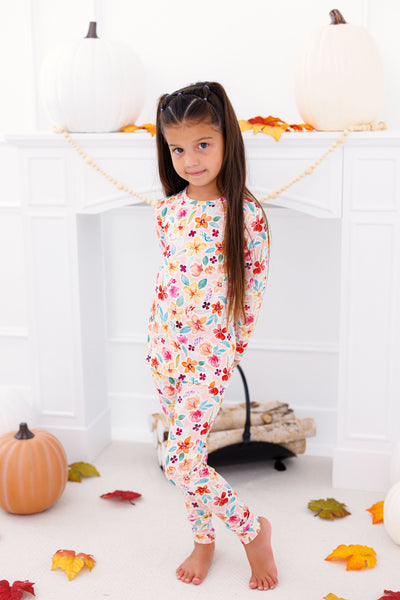 Birdie Bean Pajama Set: Pearl