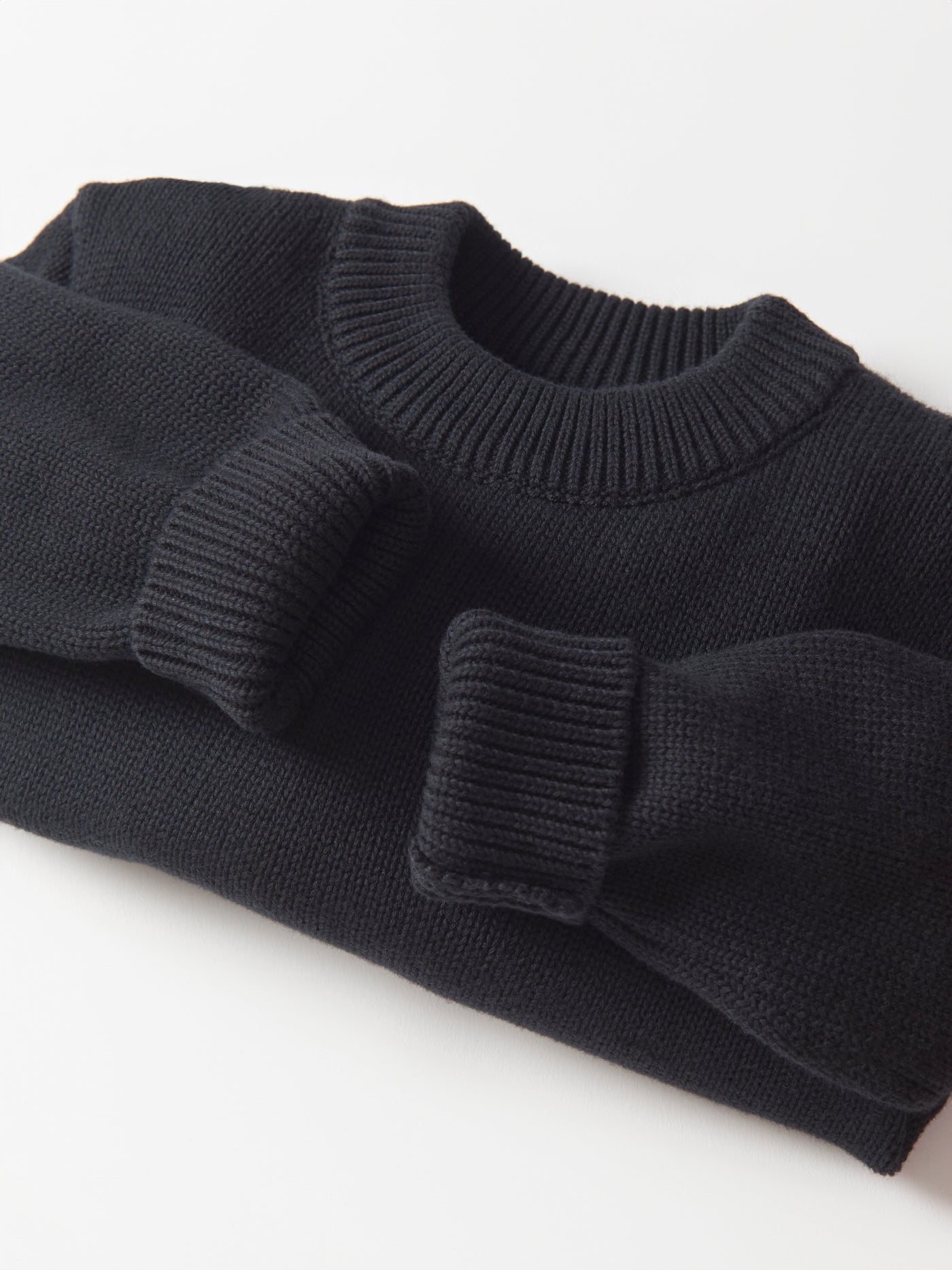 Little Bipsy Knit Sweater: Black