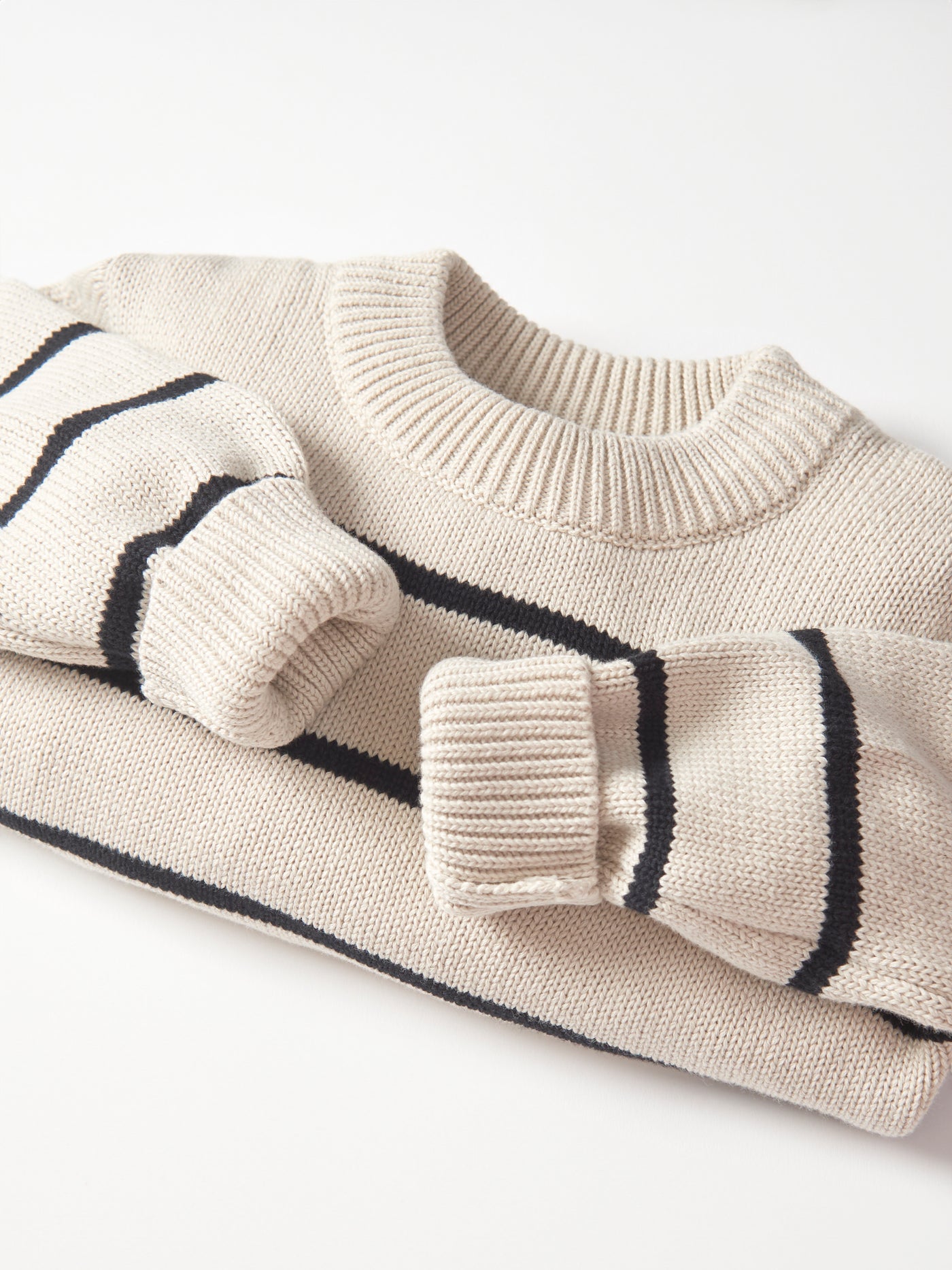 Little Bipsy Knit Sweater: Pinstripe