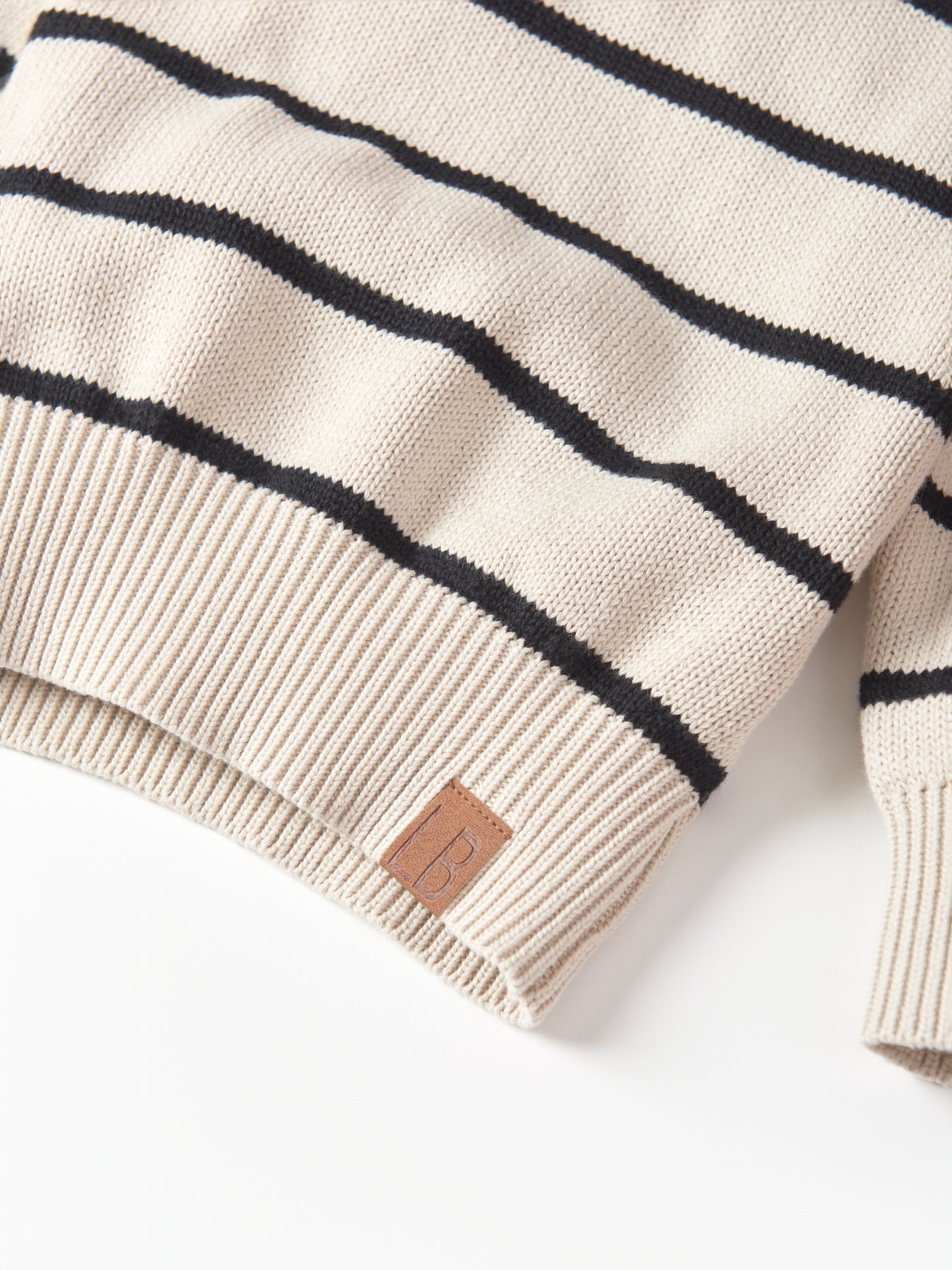 Little Bipsy Knit Sweater: Pinstripe