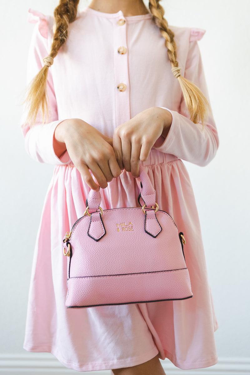 Mila & Rose:  Bubblegum Pink Girl's Crossbody Purse