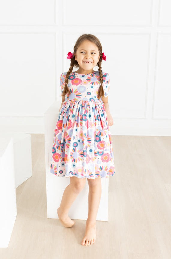 Mila & Rose:  Keep Growing S/S Pocket Twirl Dress