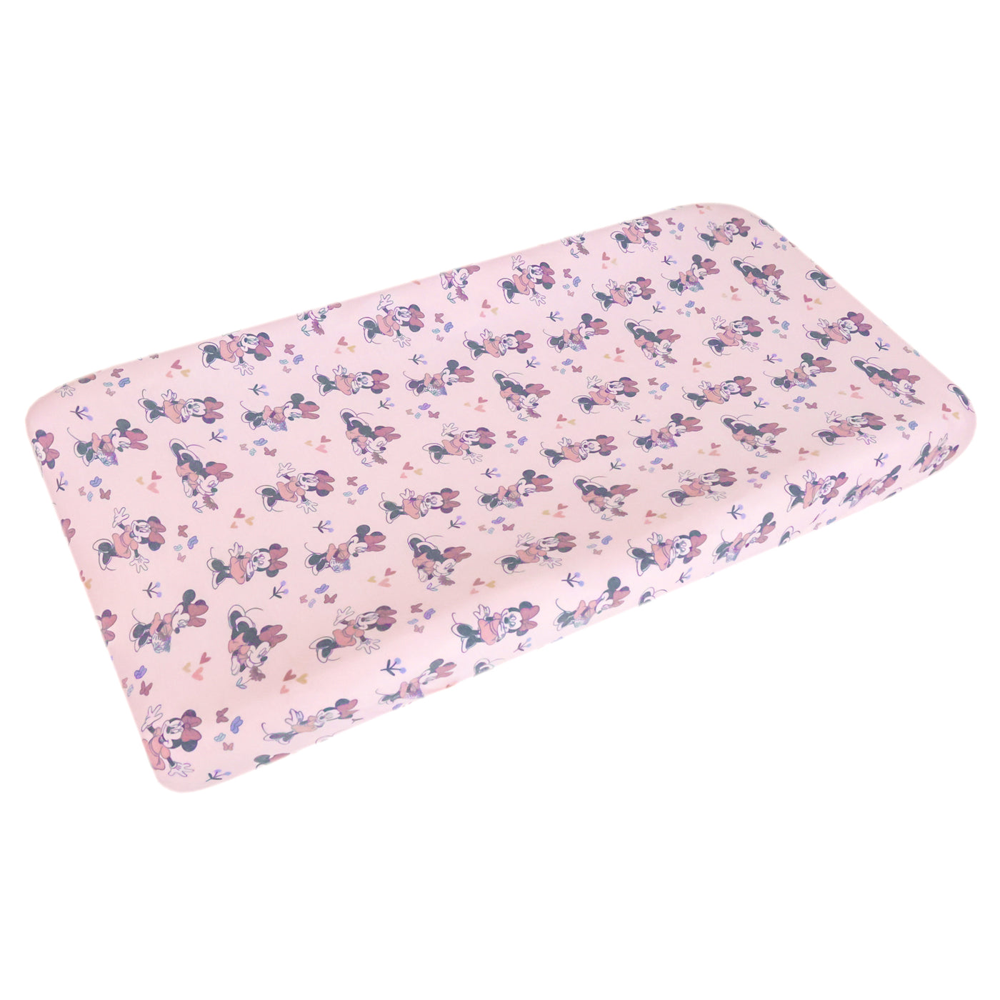 Copper Pearl Premium Knit Fitted Crib Sheet: Minnie Mouse