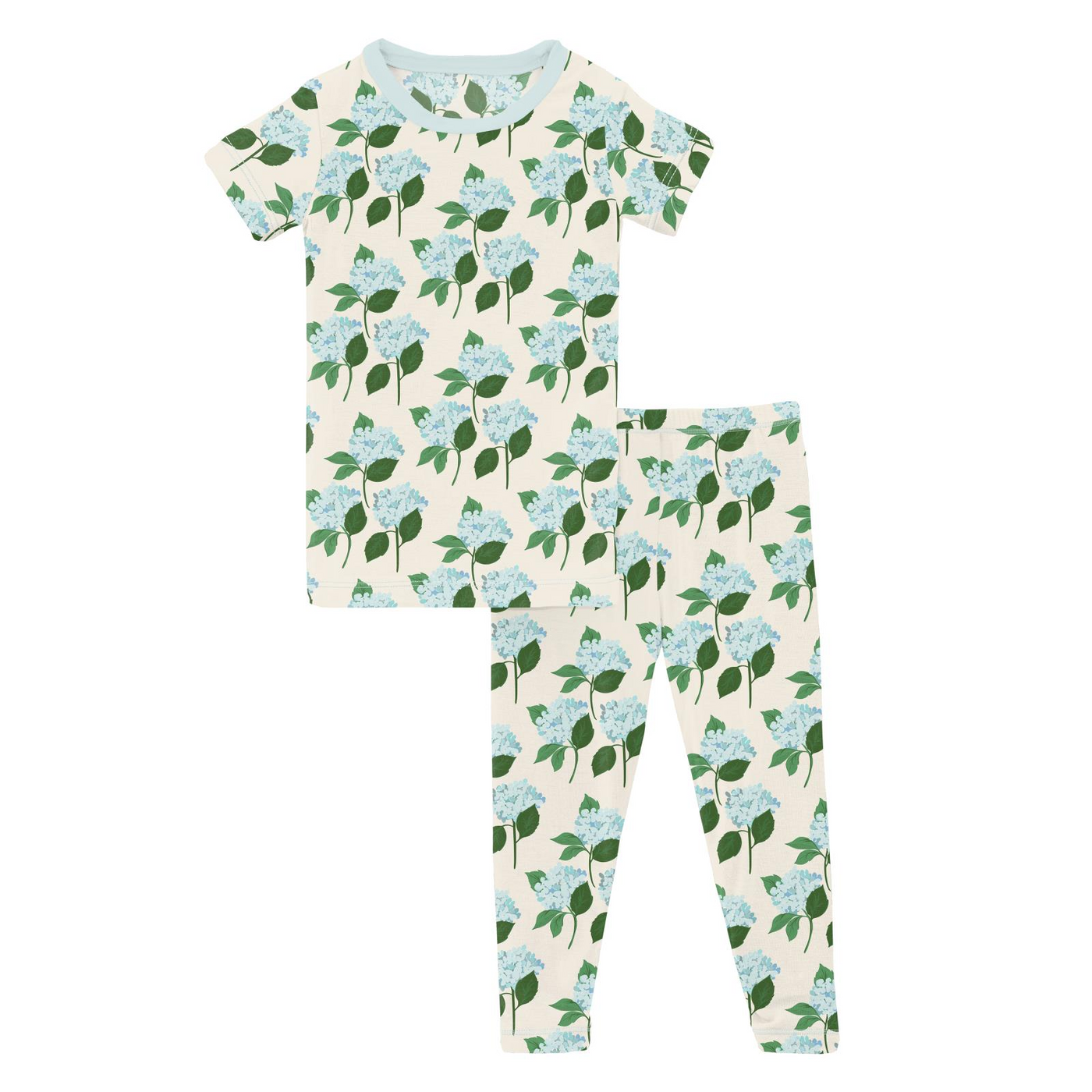 PRESALE Kickee Pants Pajama Set: Hydrangea Bouquet