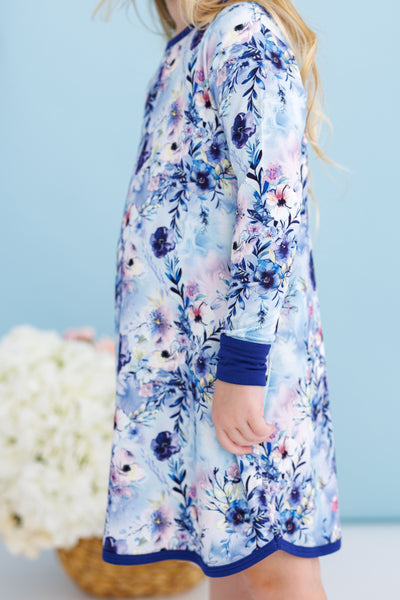 Birdie Bean Birdie Gown: Winter Floral