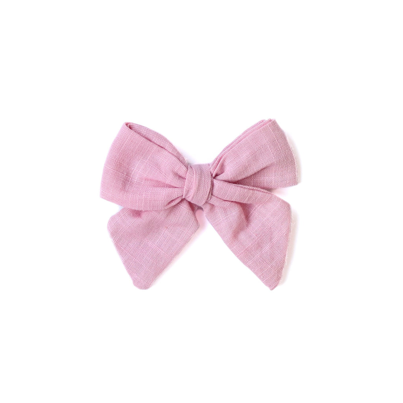 Little Lopers Vintage Linen Darling Bows: Precious Pink