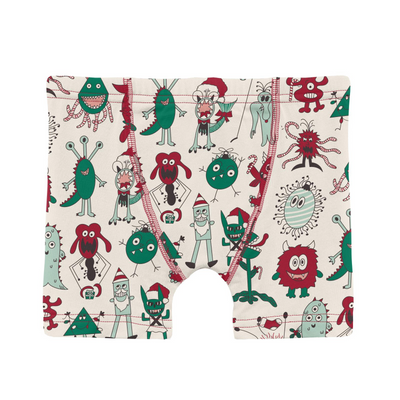 Kickee Pants Boy's Boxer Brief: Merry Monsters