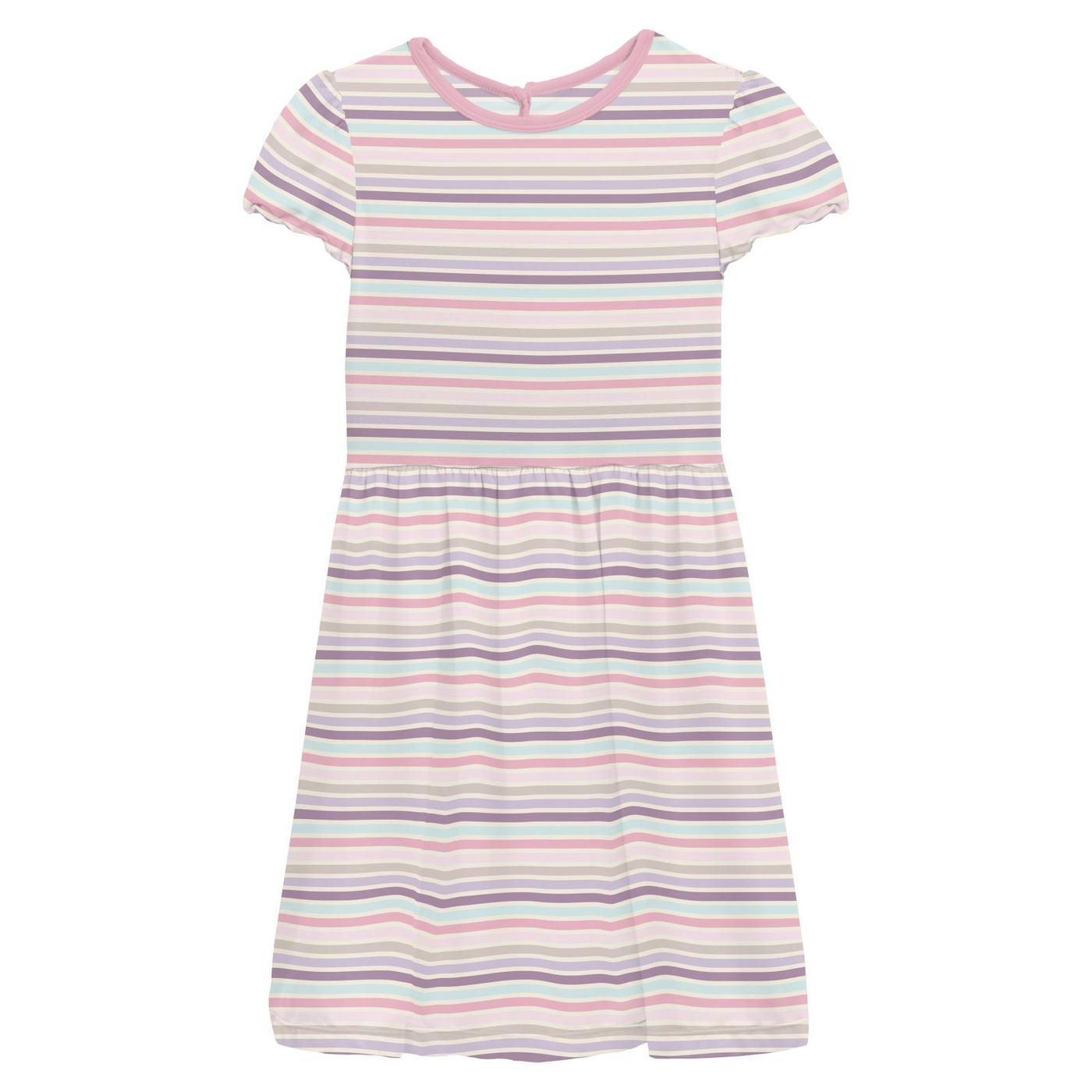 Kickee Pants Twirl Dress with Pockets: Ice Cream Stripe