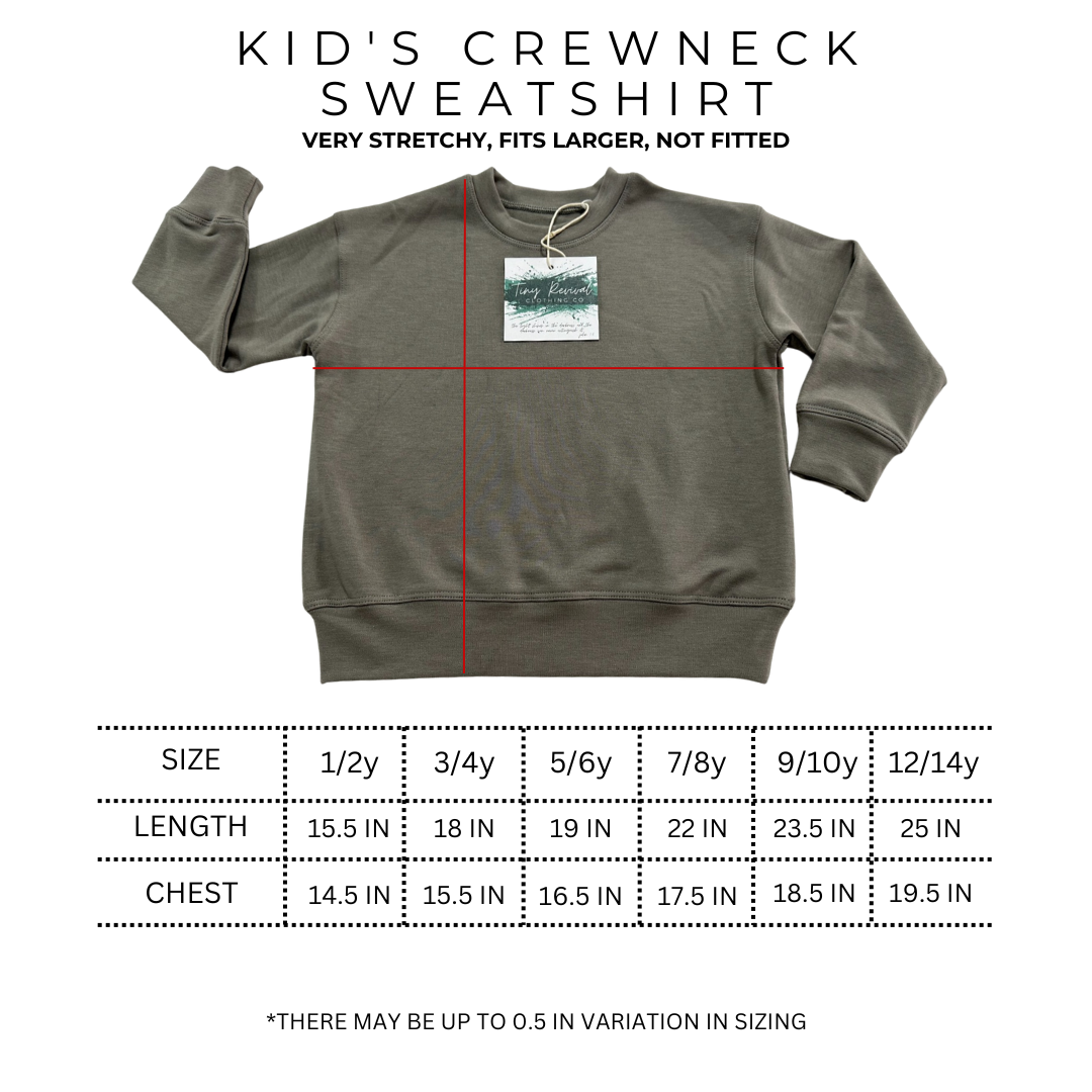 Chanukah Kid's Crewneck Sweatshirt