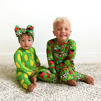 Gigi and Max Two Piece Pajama Set: Tanner