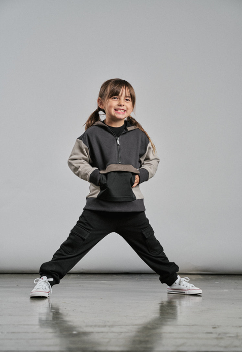 Little Bipsy Cargo Jogger: Black