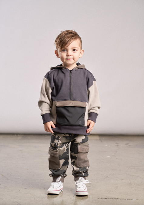 Little Bipsy Cargo Jogger: Army Camo