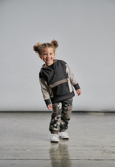 Little Bipsy Cargo Jogger: Army Camo