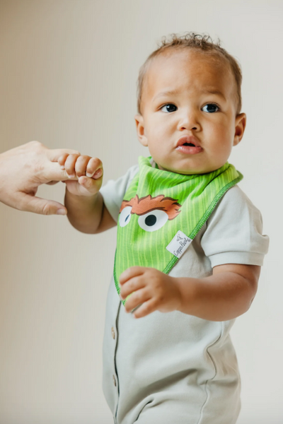 Copper Pearl Bandana Bib Set: Elmo