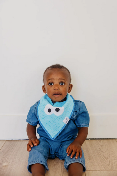 Copper Pearl Bandana Bib Set: Elmo