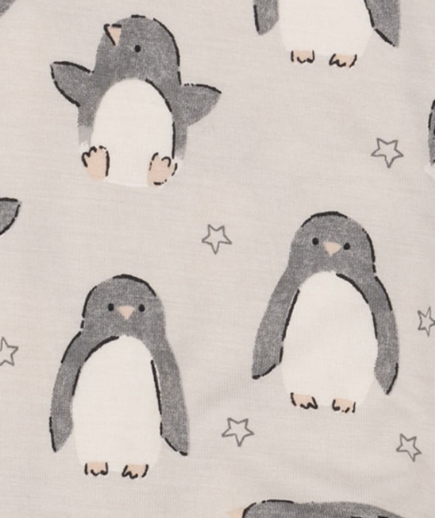 Angel Dear 2 Way Zipper Romper: Penguin Pals