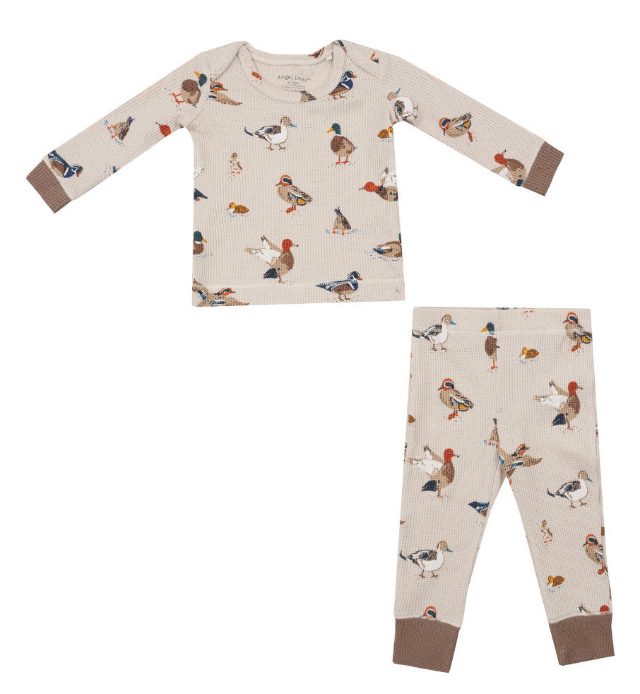 Angel Dear Long Sleeve Loungewear Set: Ducks