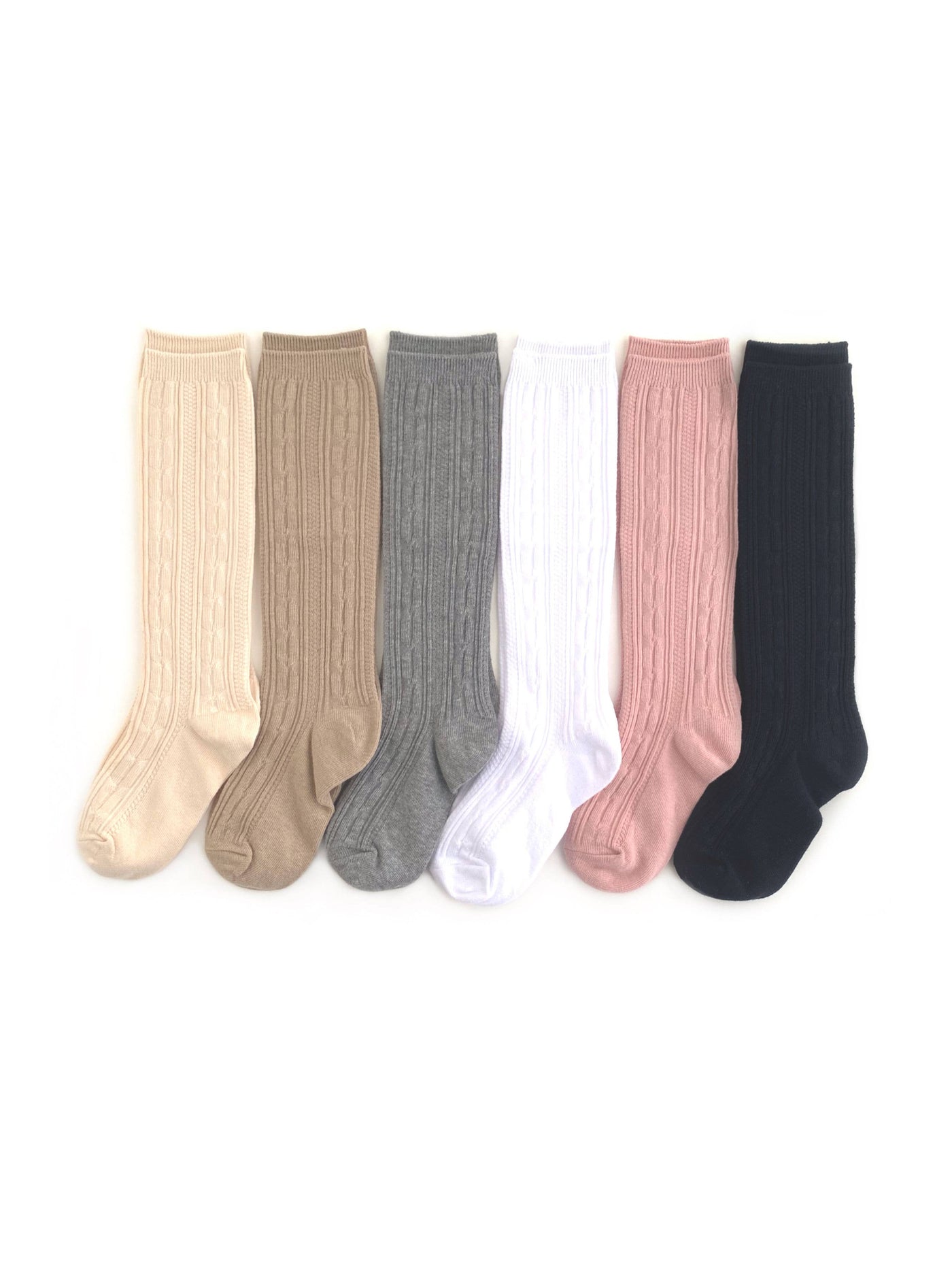 Little Stocking Co. Cable Knit Bundle: Neutral