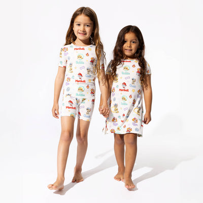 Bellabu Bear - PAW Patrol: Playful Pups Bamboo Kids Pajama Short Set