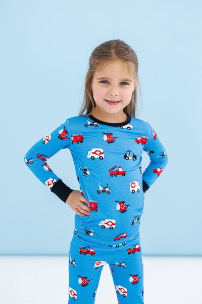 Birdie Bean Pajama Set: Deputy