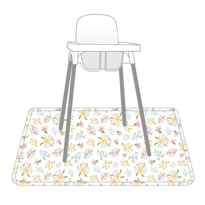 Bapron Splash Mat: Pastel Floral