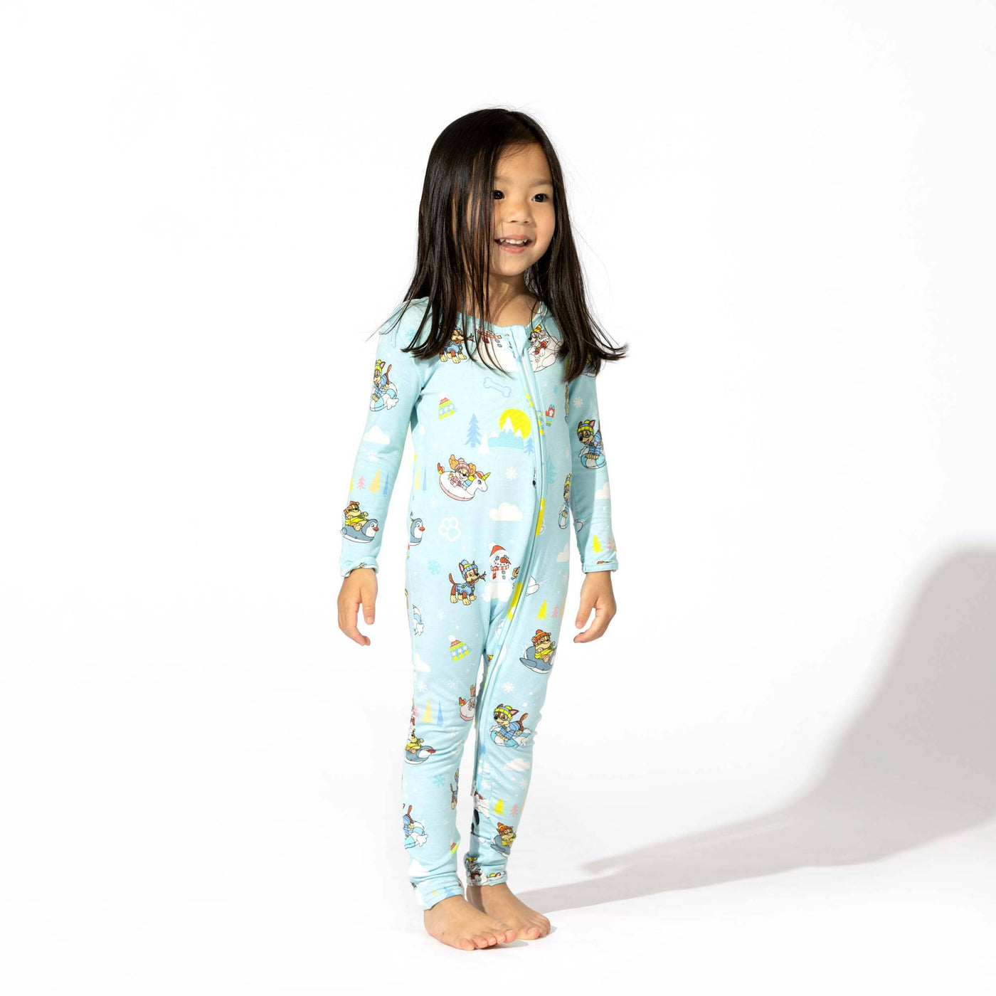 Bellabu Bear Bamboo Convertible Footie: PAW Patrol Winter