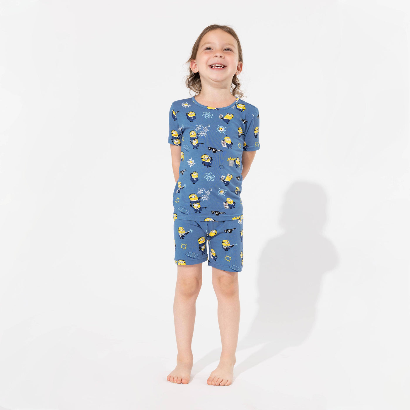 Bellabu Bear Pajama Short Set: Minions AVL