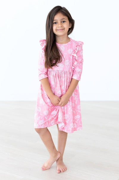 Mila & Rose:  Dahlia Doodles Ruffle Twirl Dress