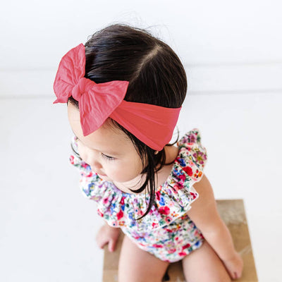 Baby Bling Bows The Knot Headwrap: Hot Pink