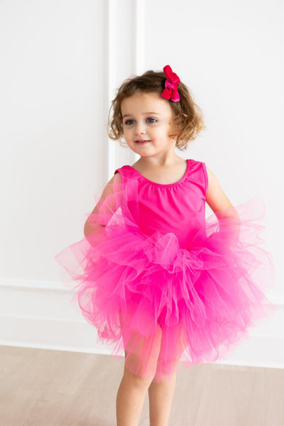 Mila & Rose:  Hot Pink Tank Tutu Leotard