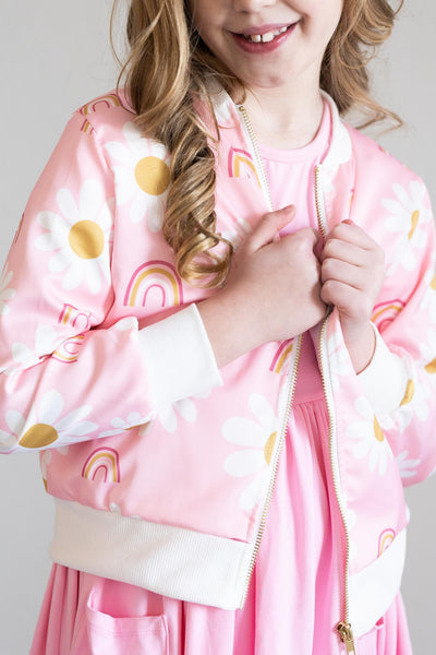 Mila & Rose:  You are My Sunshine Satin Jacket