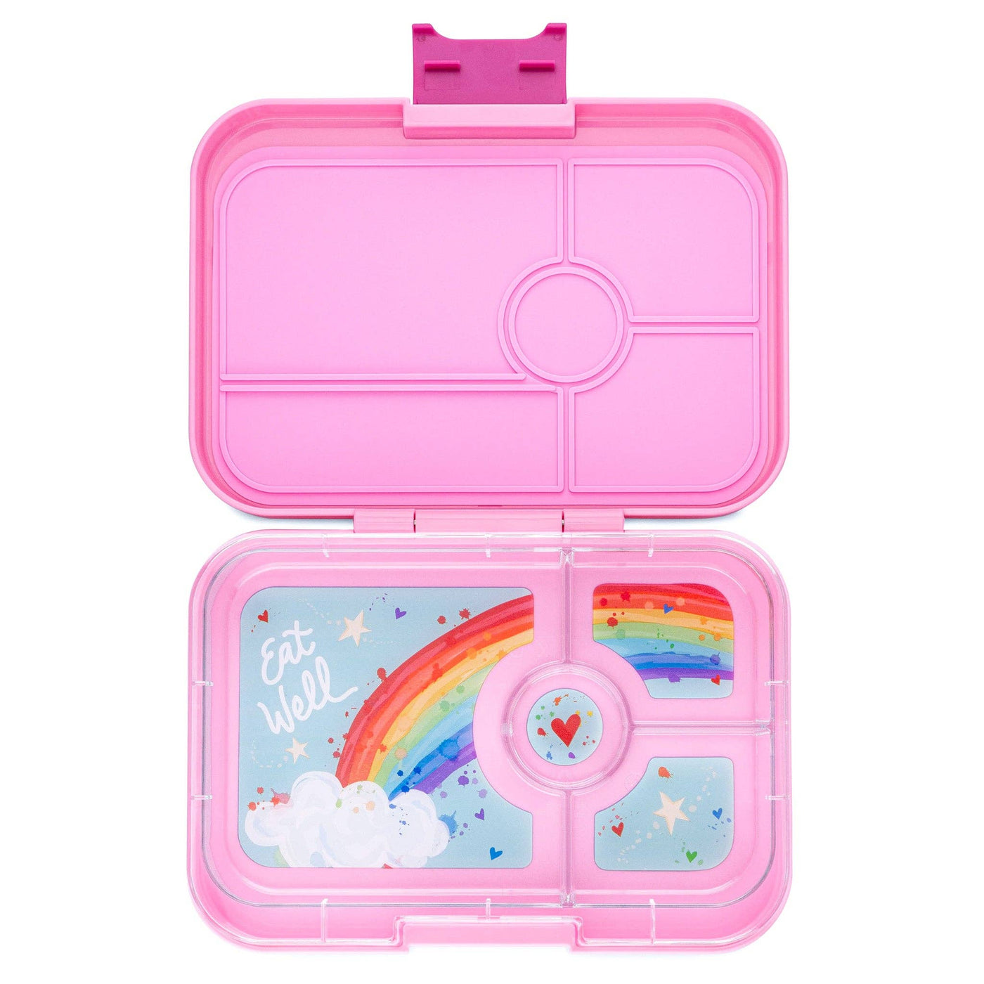 Yumbox Tapas 4 Compartments: Capri Pink (Rainbow Tray)