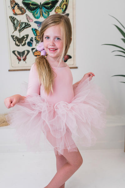 Mila & Rose:  Ballet Pink 3/4 Tutu Leotard