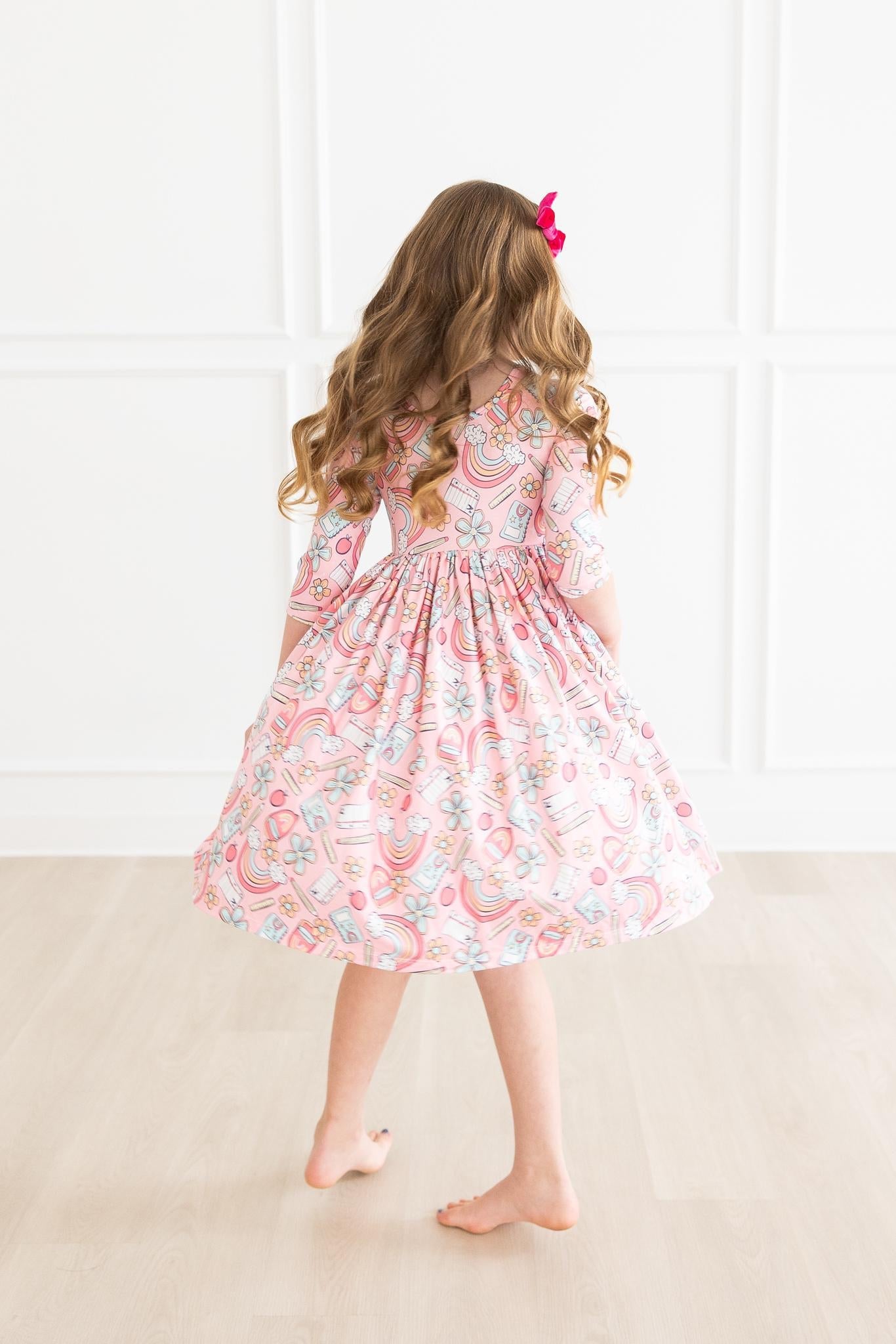 Mila & Rose:  Dream Big Little One Pocket Twirl Dress