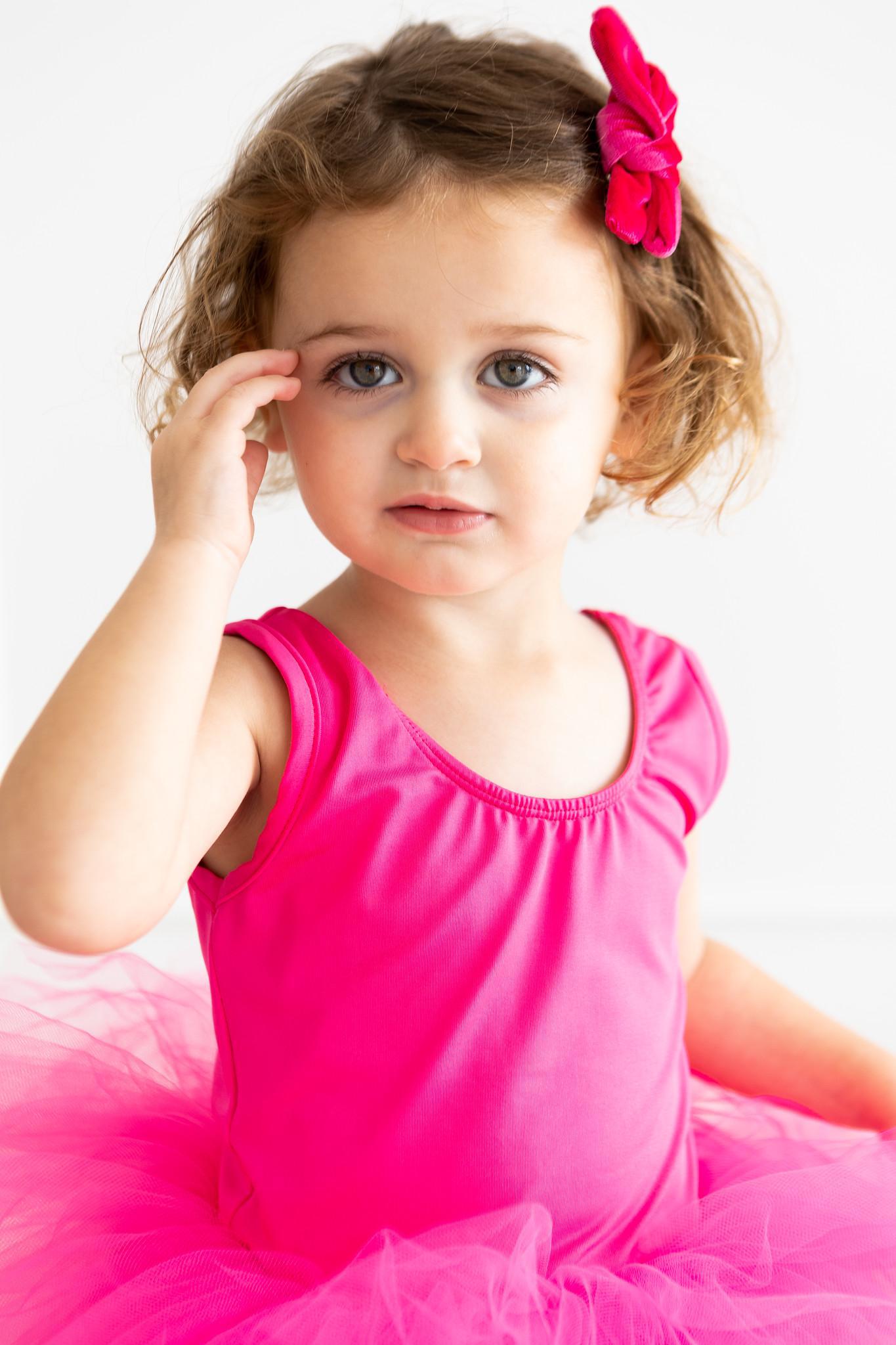 Mila & Rose:  Hot Pink Tank Tutu Leotard