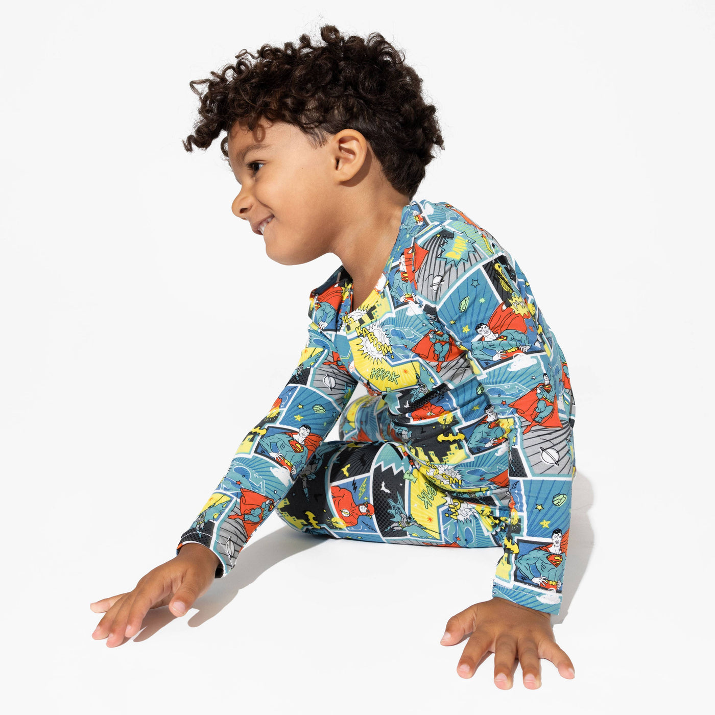 Bellabu Bear - Justice League Heroes Bamboo Kids Pajamas