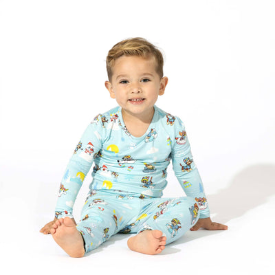 Bellabu Bear Bamboo Pajama Set: PAW Patrol Winter