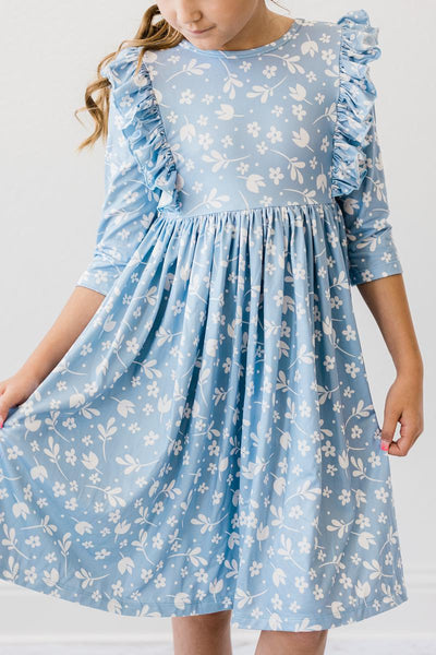 Mila & Rose:  Bluebell 3/4 Ruffle Twirl Dress